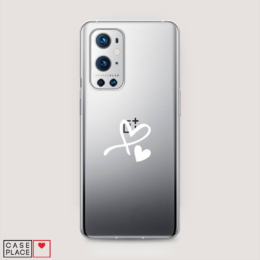 

Чехол Awog на OnePlus 9 Pro / ВанПлас 9 Pro "Сердечко минимализм", Белый, 151550-6