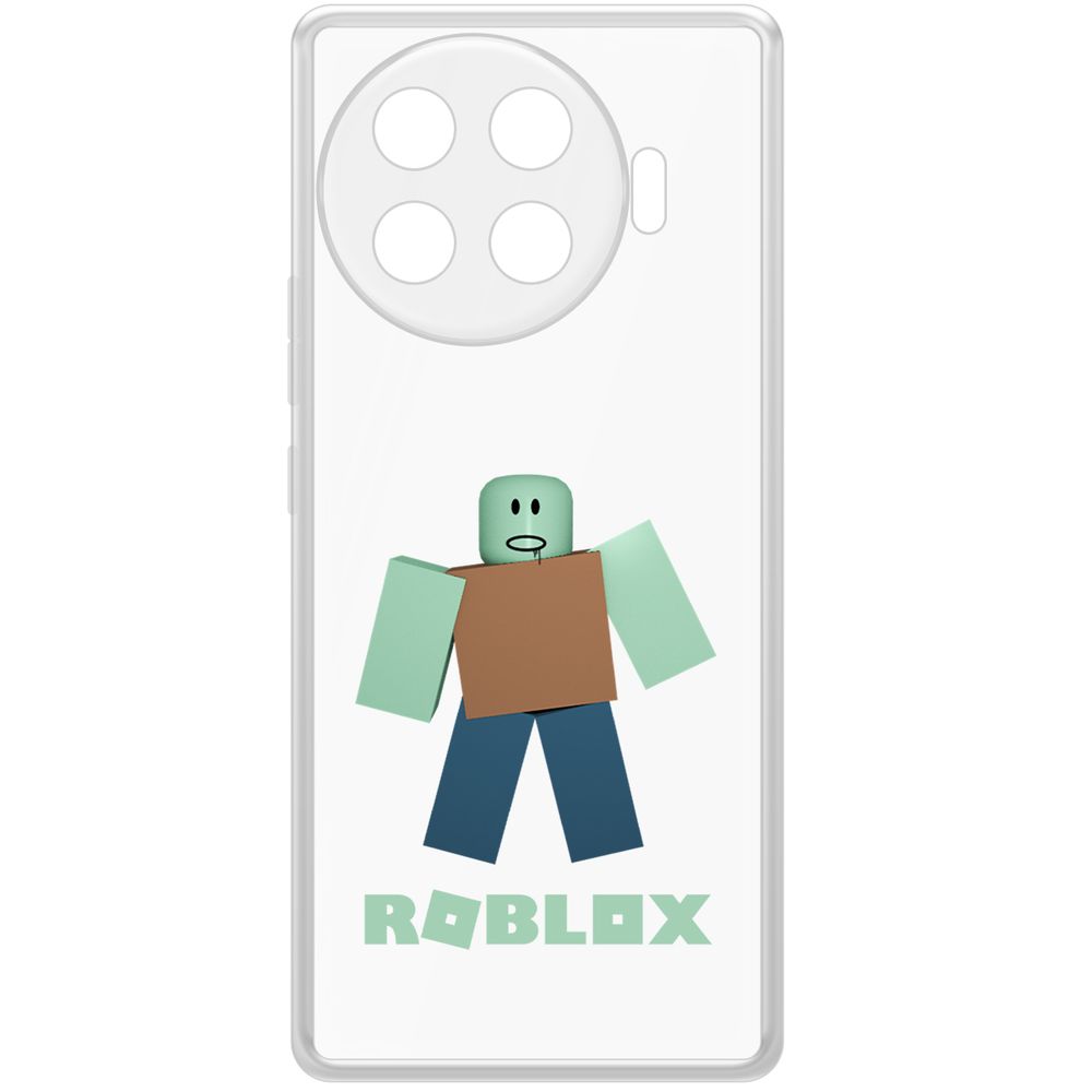 

Чехол-накладка Krutoff Clear Case Roblox-Зомби для TECNO Spark 20 Pro+, Прозрачный