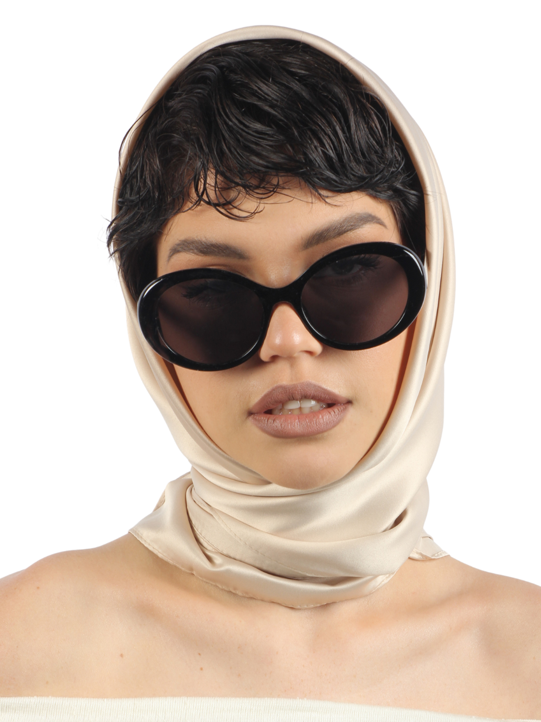 Солнцезащитные очки женские Pretty Mania ANG521, черные