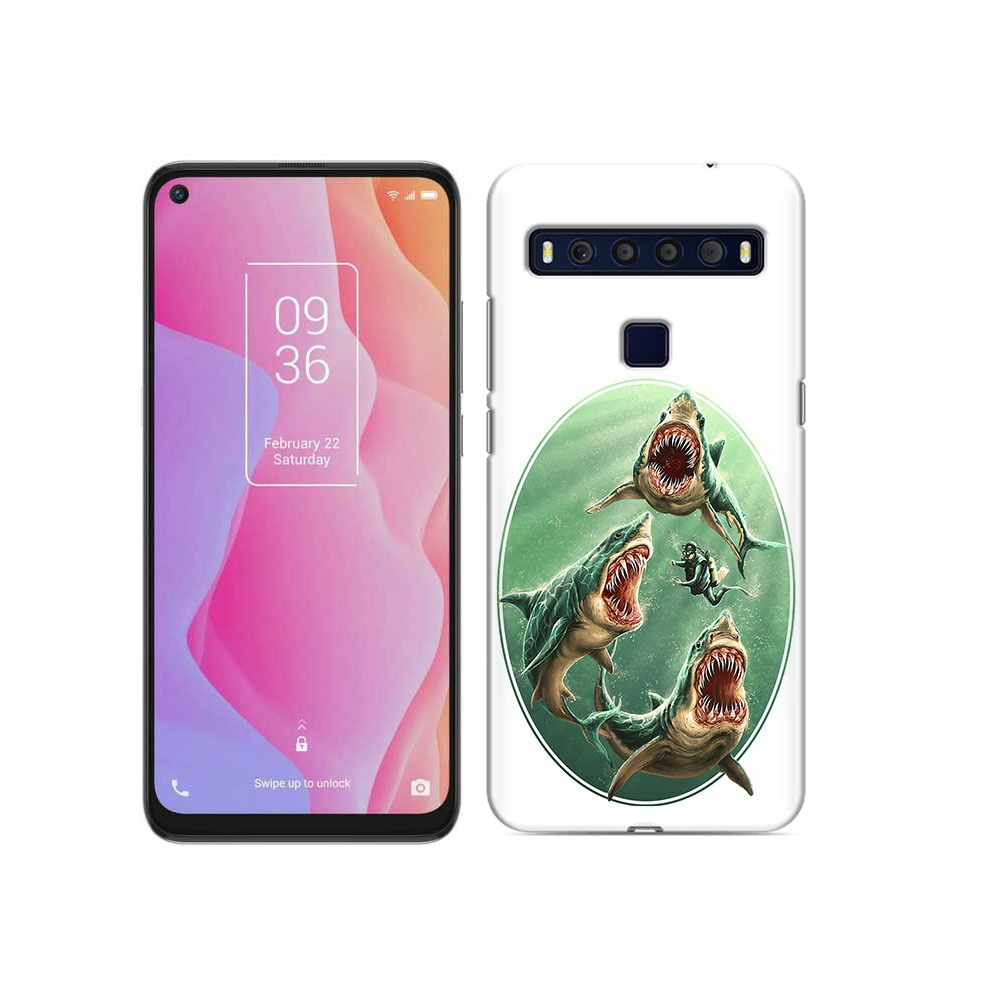 

Чехол MyPads Tocco для TCL 10L синяя бездна, Прозрачный, Tocco