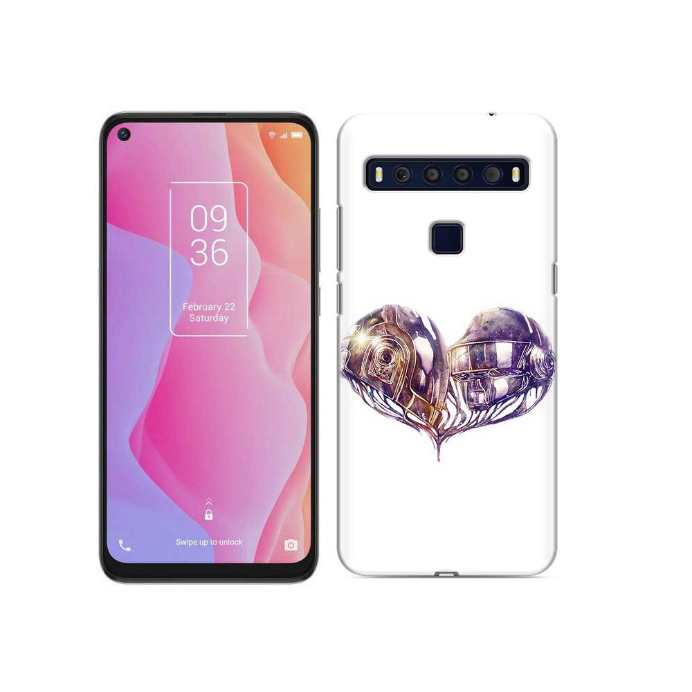 

Чехол MyPads Tocco для TCL 10L сердце абстракция, Прозрачный, Tocco