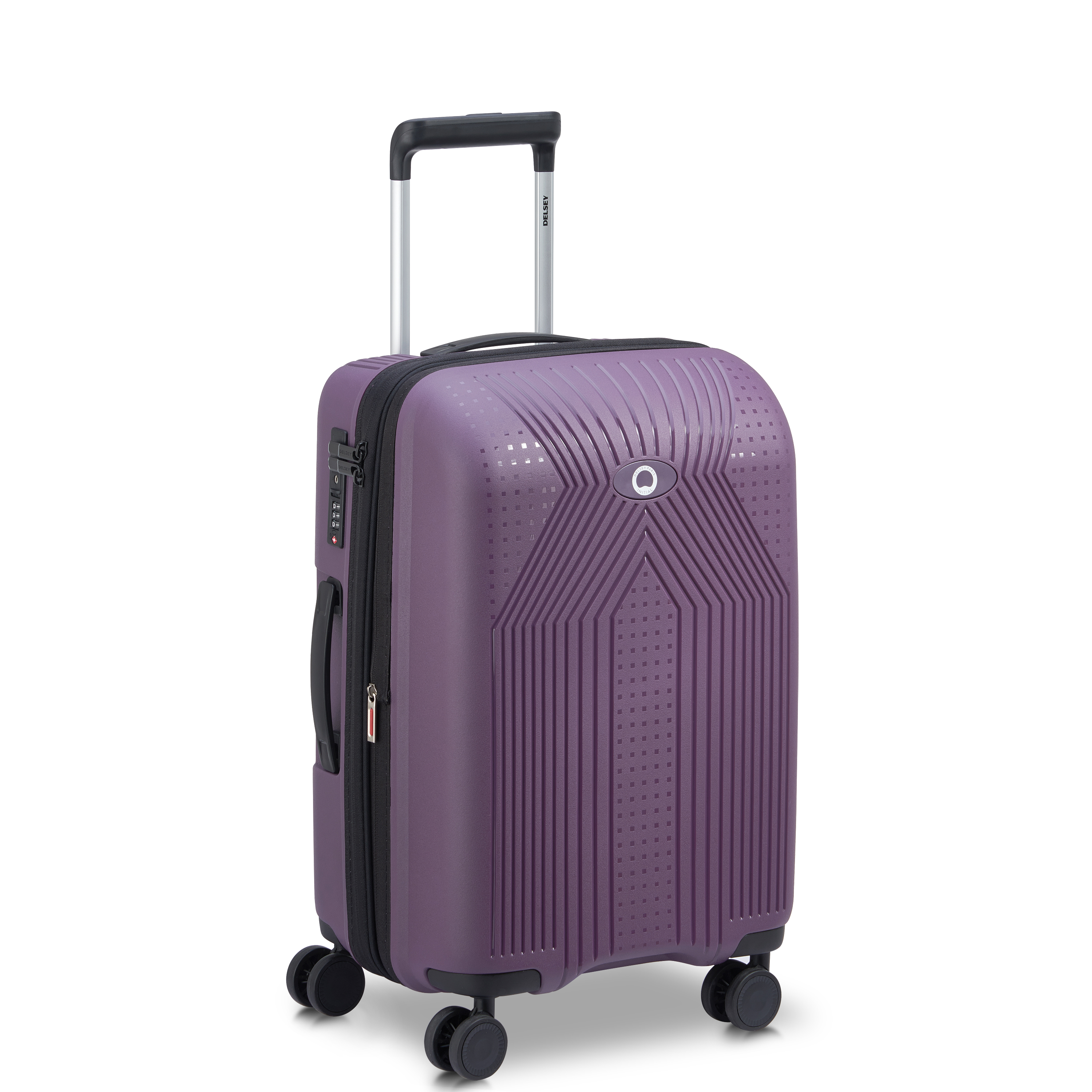 

Чемодан унисекс Delsey 0038468 фиолетовый, 35x55x24 см, 0038468