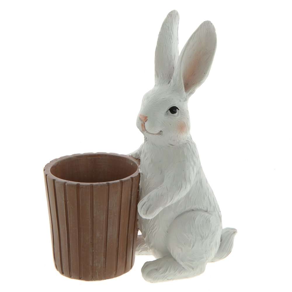 

Фигурка декоративная Заяц с корзинкой, 14,5*8*20 см KSM-751807