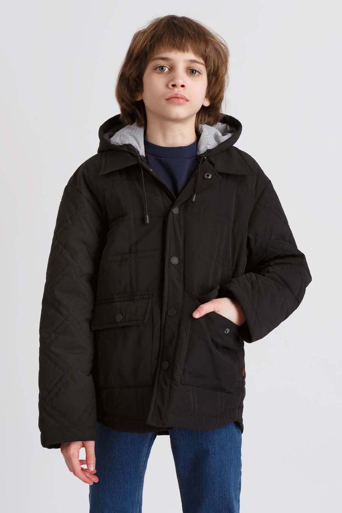 Куртка детская baon BK5322001 цв.черный р. 140
