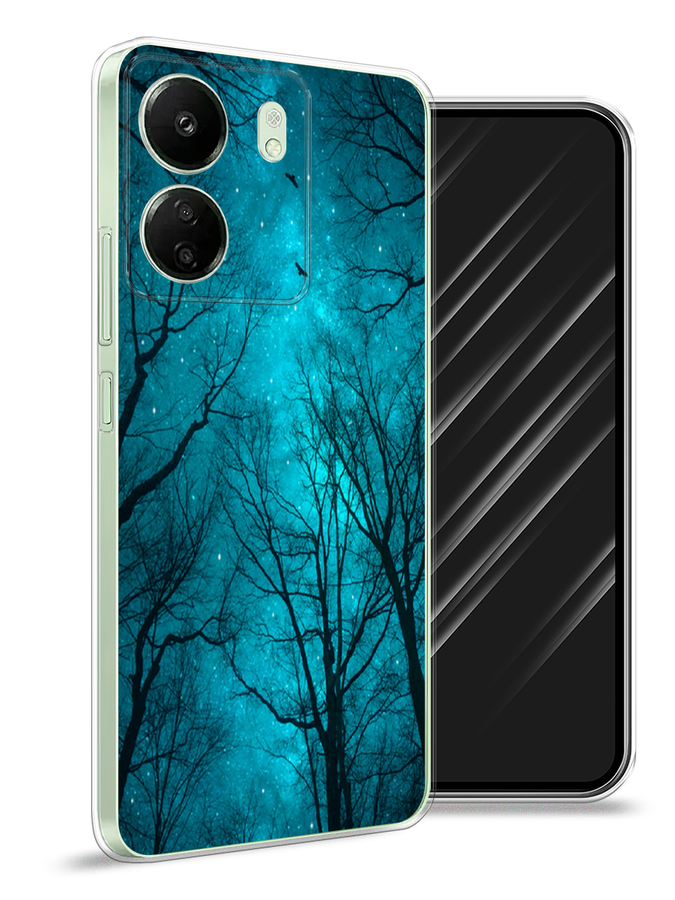 

Чехол Awog на Xiaomi Redmi 13C "Сказочный лес", Черный;бирюзовый, 320550-1