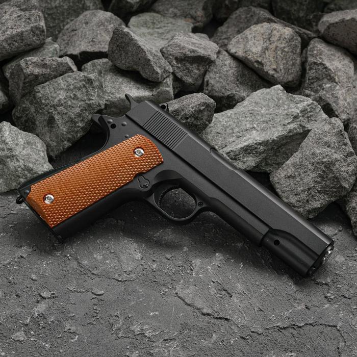 

Пистолет страйкбольный "Galaxy" Colt 1911, чёрный, кал. 6 мм