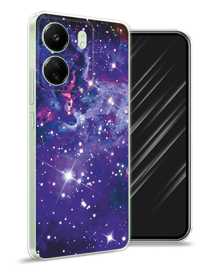 

Чехол Awog на Xiaomi Redmi 13C "Яркая галактика", Фиолетовый, 320550-1