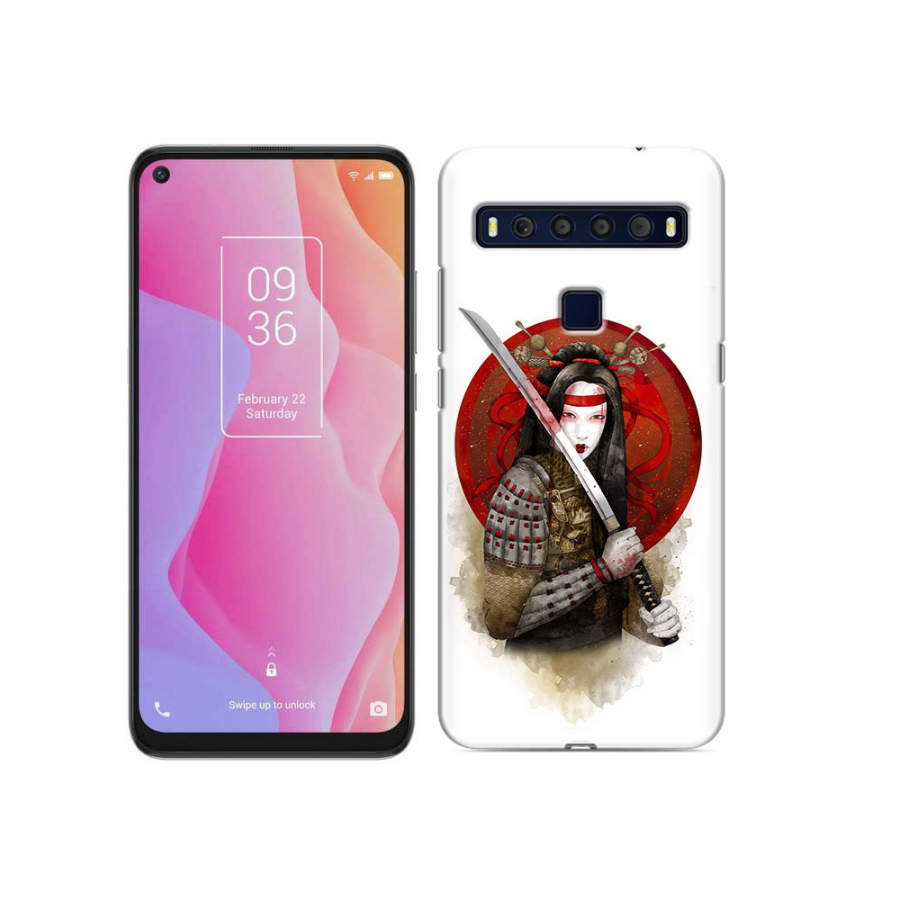 

Чехол MyPads Tocco для TCL 10L рисованная девушка с катаной, Прозрачный, Tocco