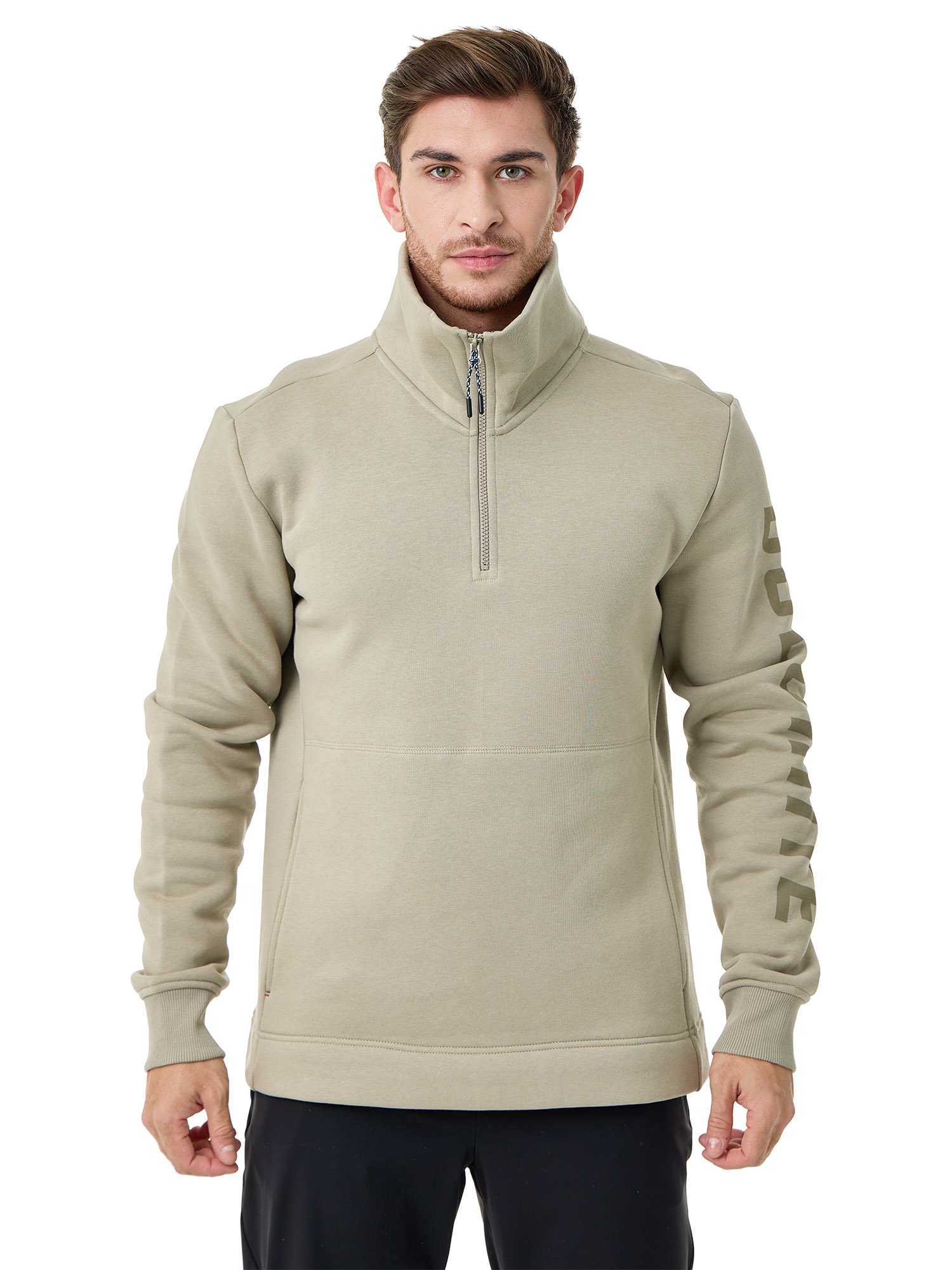 Свитшот мужской Dolomite Pullover M's Expedition Half Zip 2023-24 коричневый 3XL