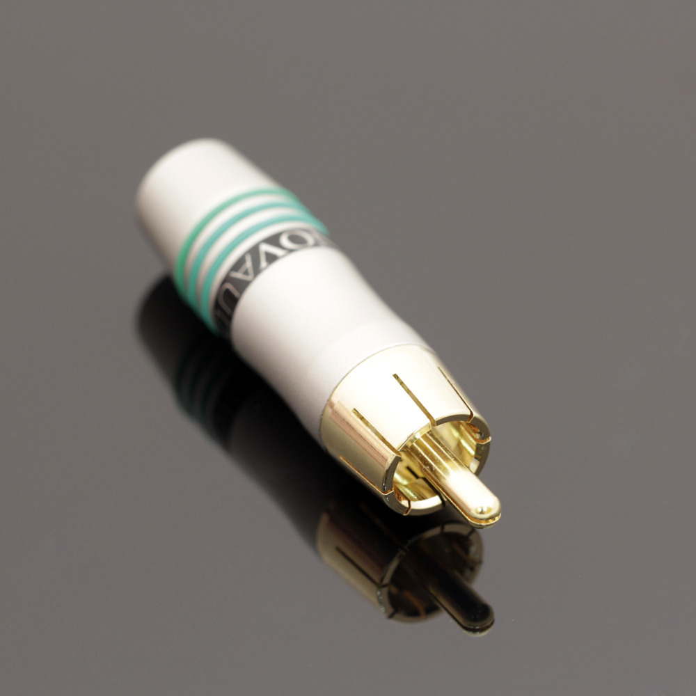 

Разъем RCA (Папа) Tchernov Cable RCA Plug Original Green, RCA Plug Original Green