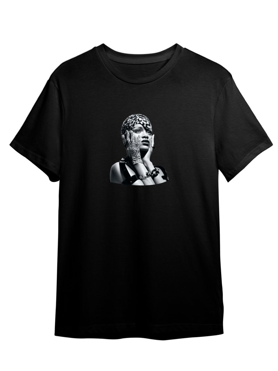 

Футболка унисекс СувенирShop Рианна/Rihanna 5 черная 4XL, "Рианна/Rihanna" 5