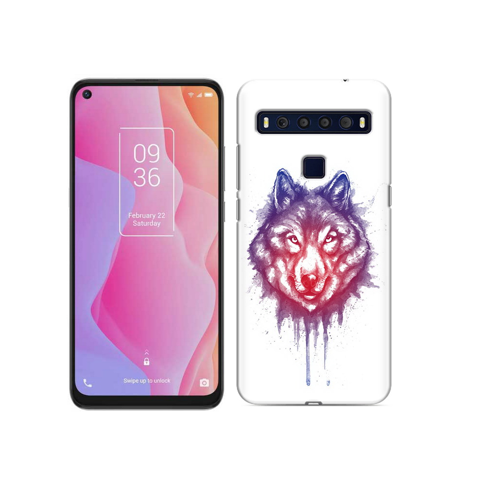 

Чехол MyPads Tocco для TCL 10L пушистый волк, Прозрачный, Tocco