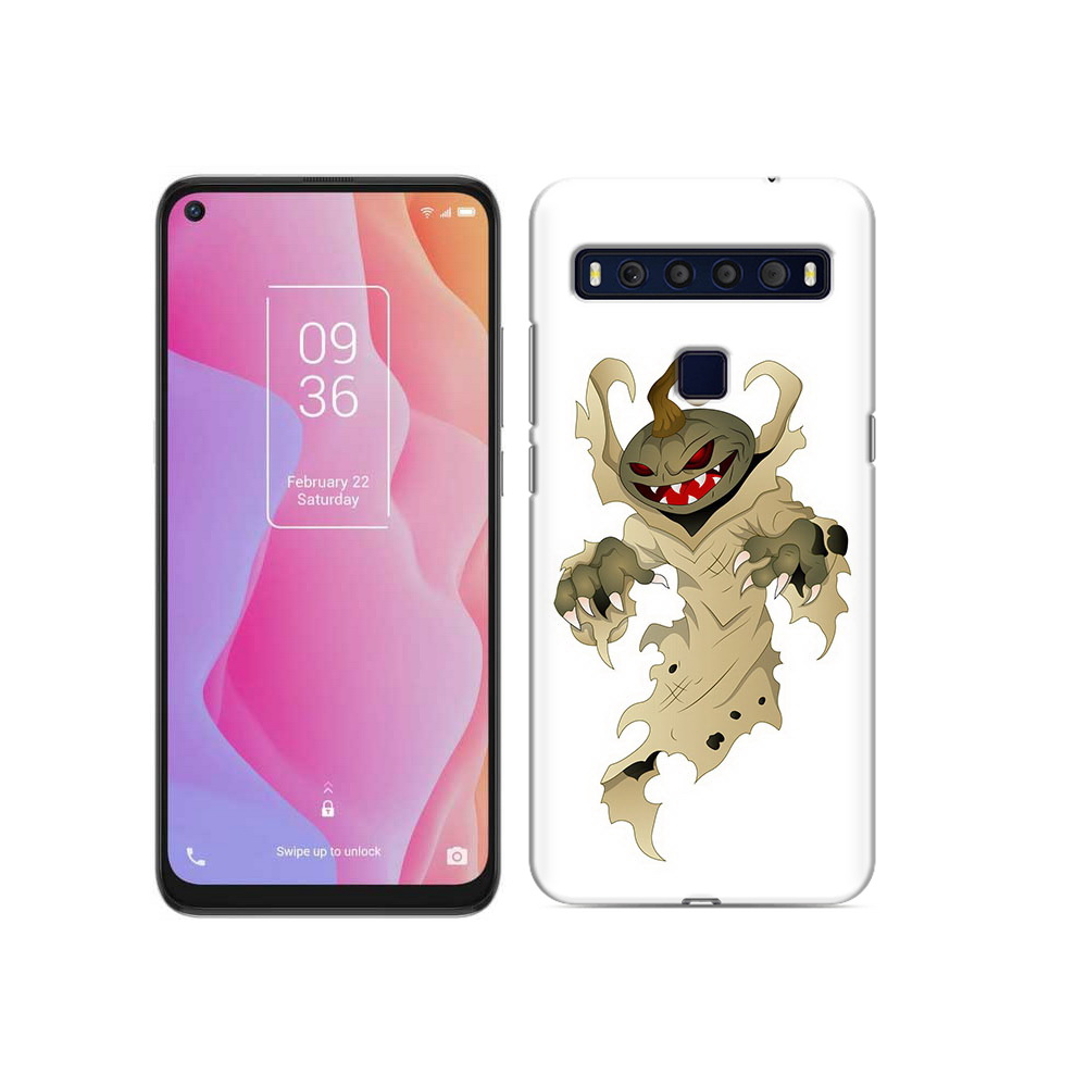 

Чехол MyPads Tocco для TCL 10L призрак хэллоуина, Прозрачный, Tocco