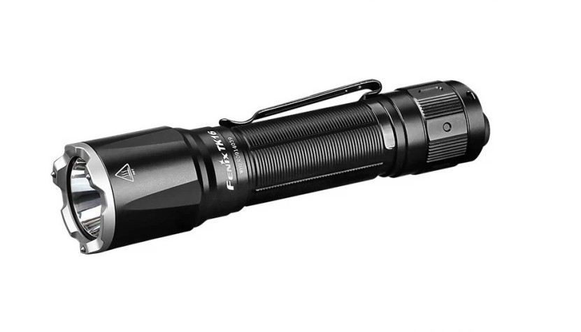 

Туристический фонарь Fenix TK16V20 холодный, черный, 6 режимов, TK16V20