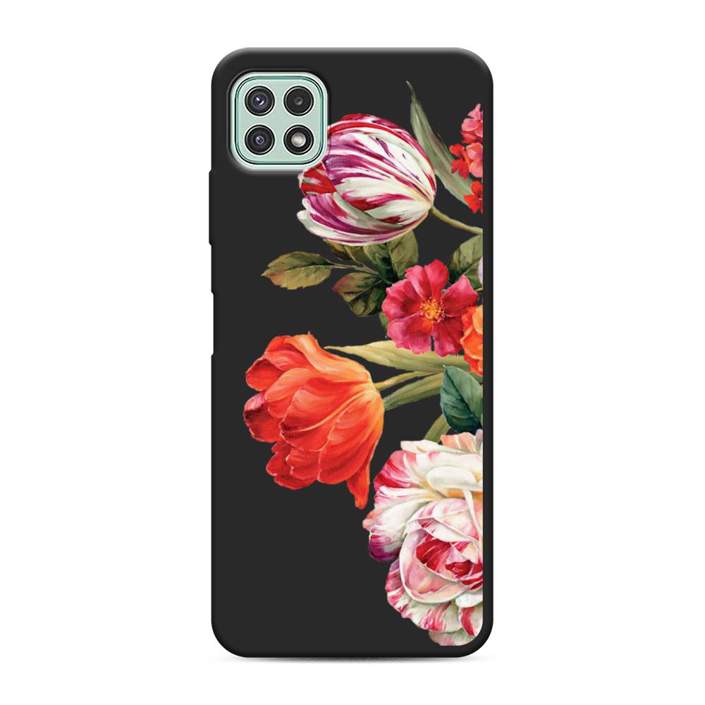 

Чехол Awog на Samsung Galaxy A22s 5G / Самсунг A22s 5G "Весенний букет", Красный;розовый;зеленый, 2104252-1