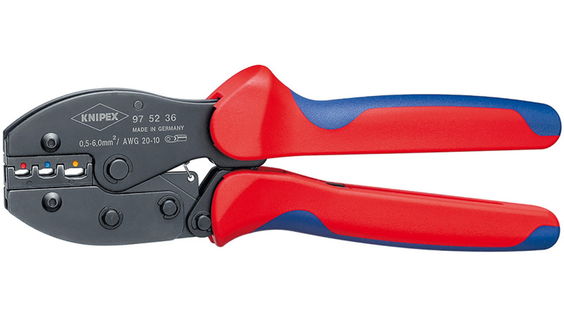 Пресс-клещи Knipex KN-975236 3 гнезда,0.5-6.0 мм?, длина 220 мм