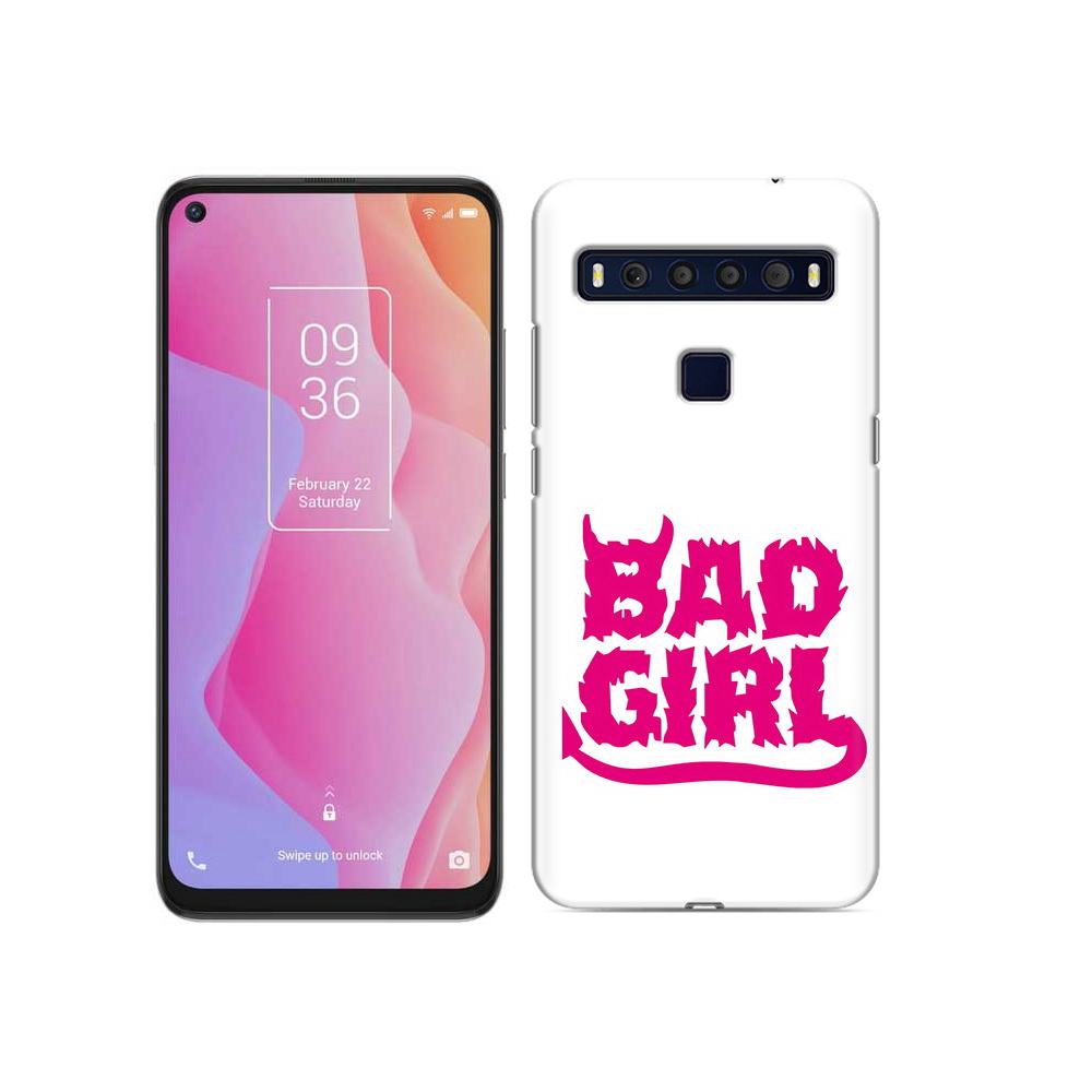 

Чехол MyPads Tocco для TCL 10L плохая девочка, Прозрачный, Tocco