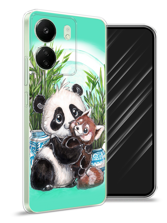

Чехол Awog на Xiaomi Redmi 13C "Друзья зверята", Бирюзовый;белый;черный, 320550-1