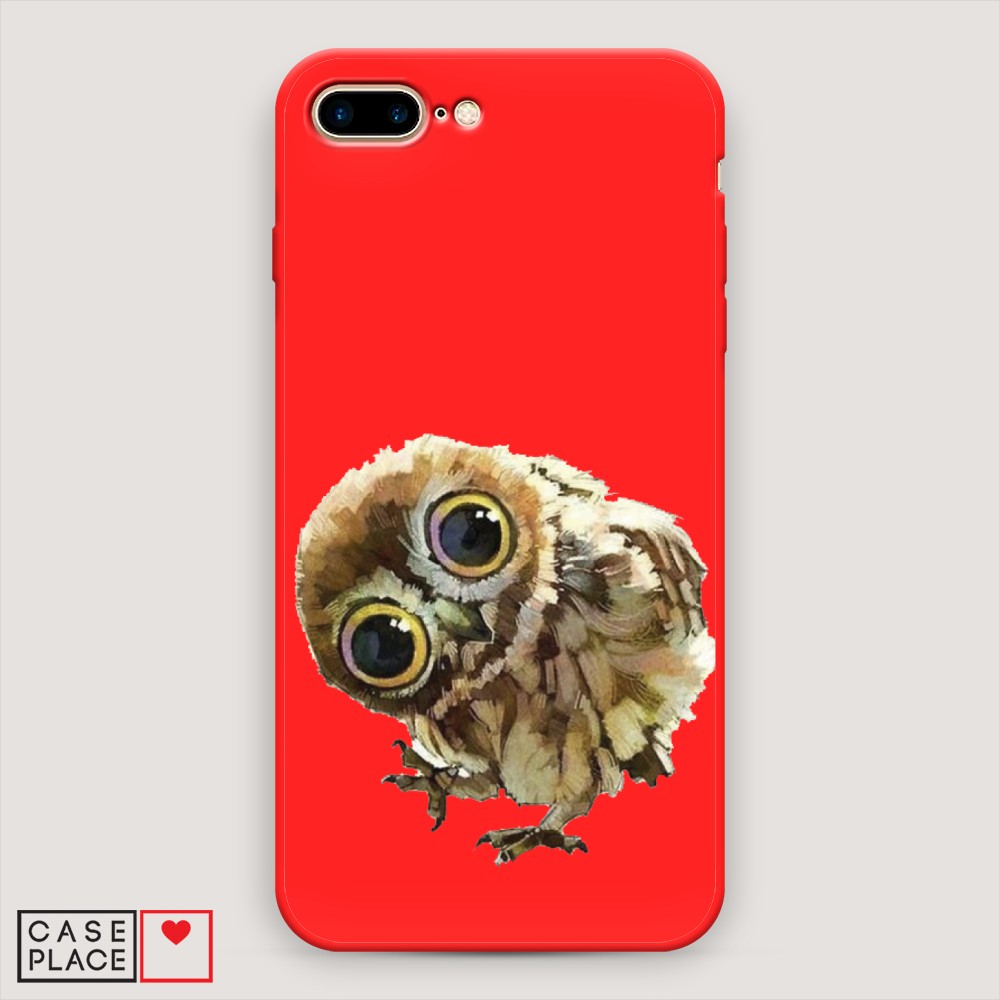 

Чехол Awog на Apple iPhone 8 Plus / Айфон 8 Plus "Любопытный совенок", Разноцветный, 10953-1