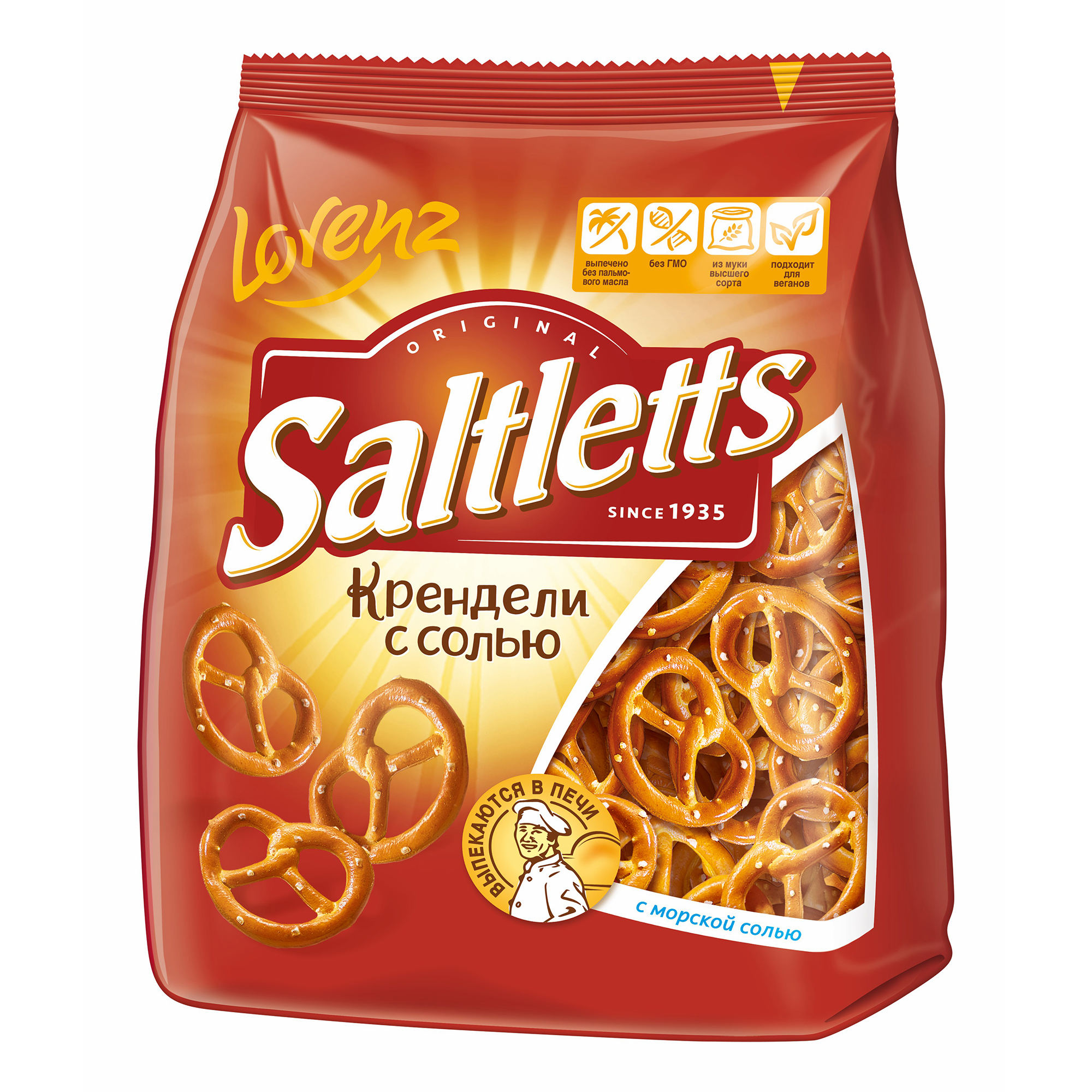 Крендели  с солью  Saltletts premium baked 150 г