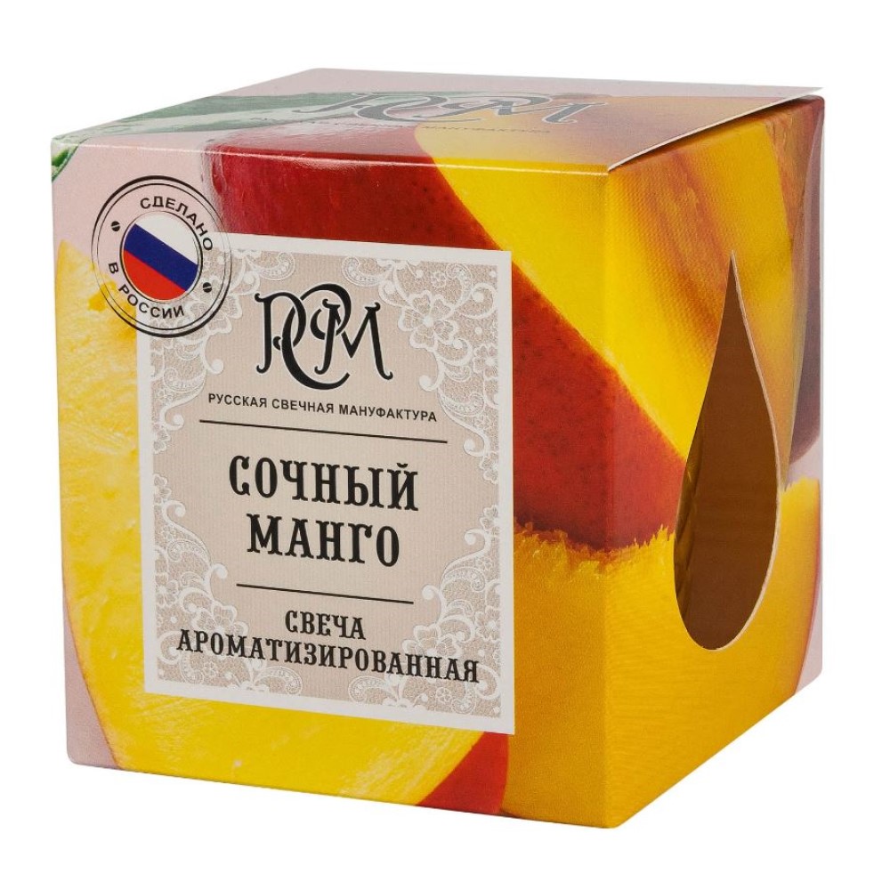 

Свеча в стакане Сочный Манго