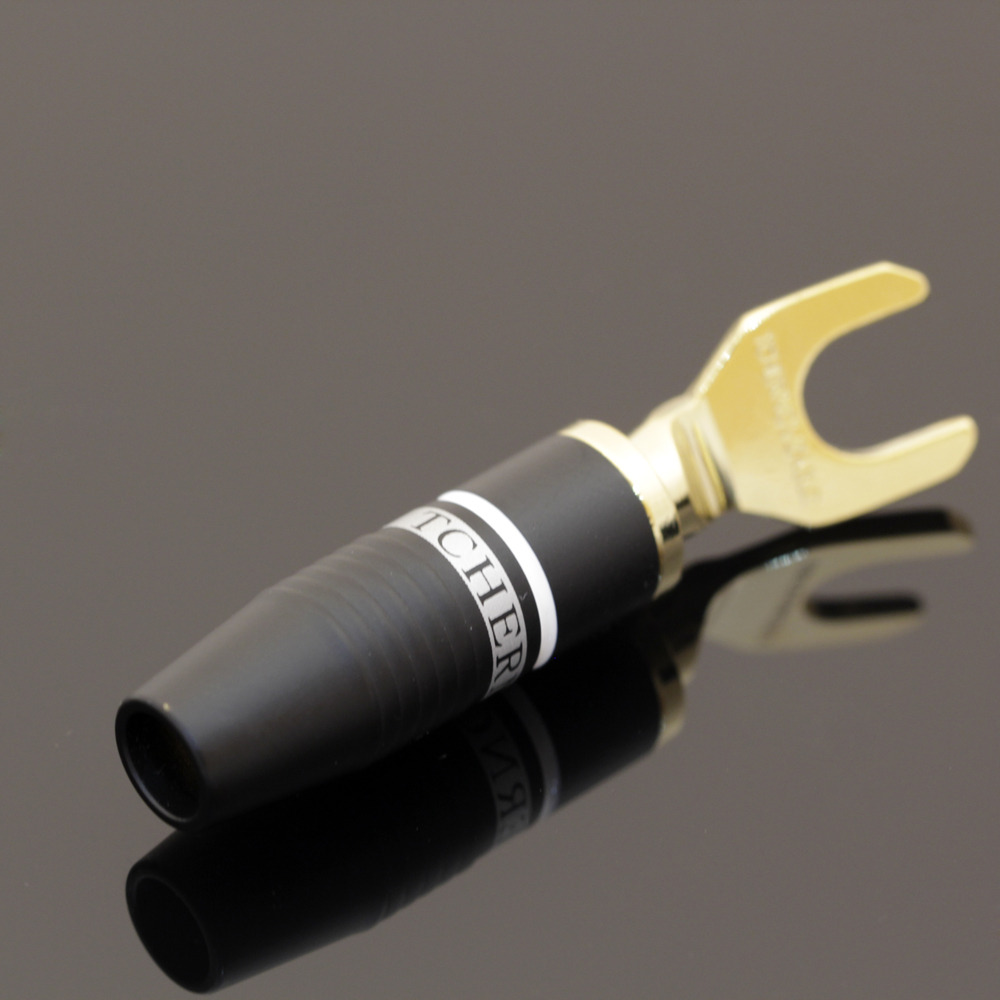 

Разъем "Лопатка" Tchernov Cable Spade Lug Classic BG White, Spade Lug Classic BG White