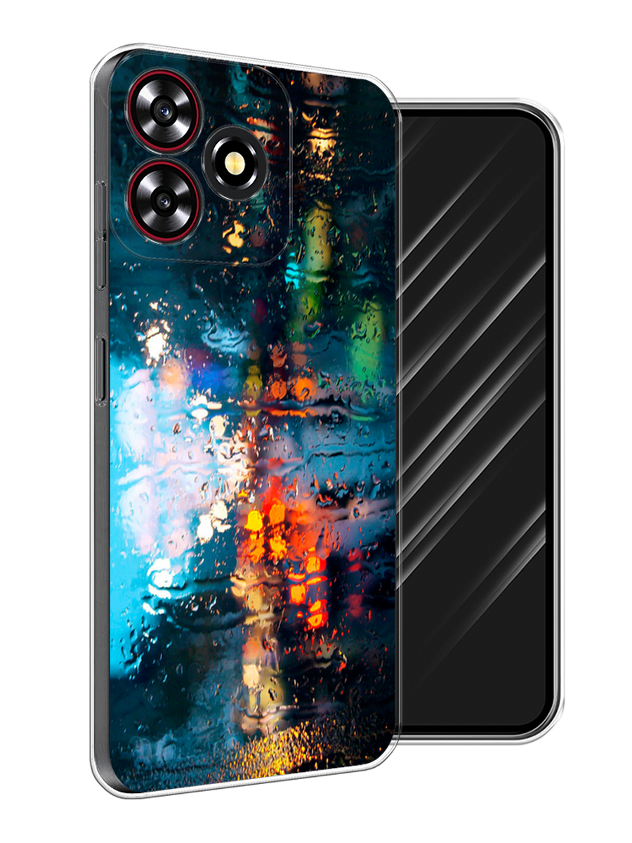 

Чехол Awog на ZTE Blade V50 Smart "Абстракция 28", Бирюзовый, 136550-1