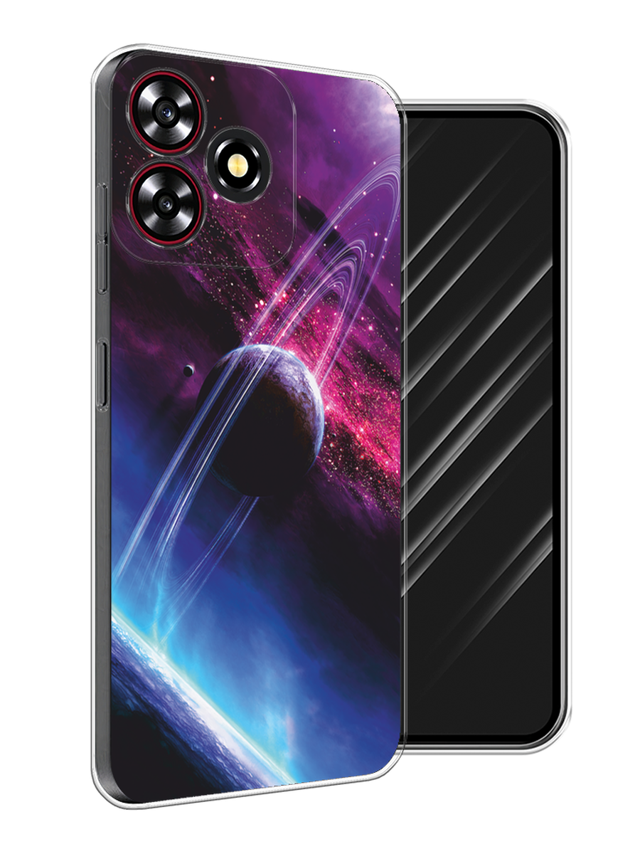 

Чехол Awog на ZTE Blade V50 Smart "Космос 17", Черный;фиолетовый, 136550-1