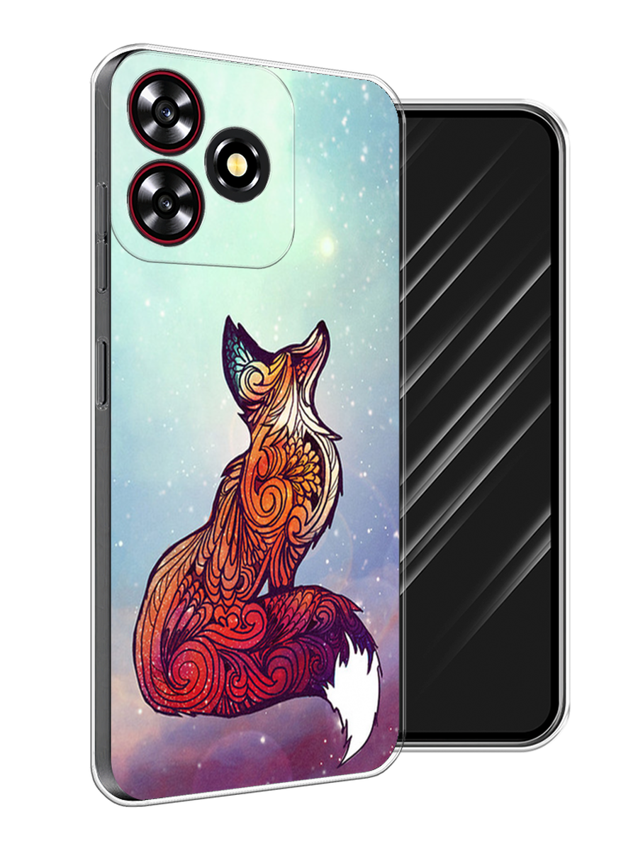 

Чехол Awog на ZTE Blade V50 Smart "Лиса 1", Голубой;фиолетовый, 136550-1