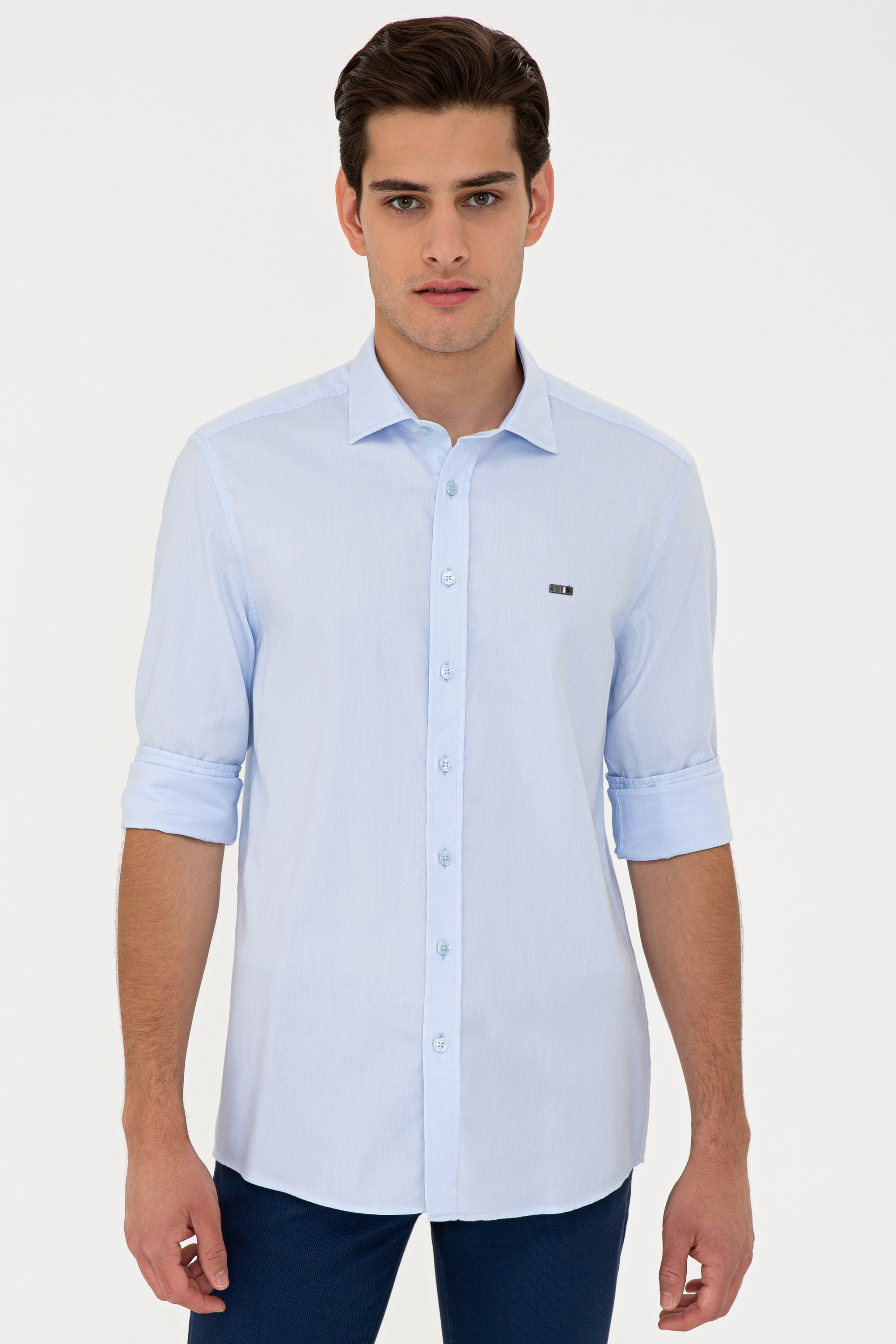 

Рубашка мужская U.S. POLO Assn. G081SZ0040CEDROP021Y голубая XL, G081SZ0040CEDROP021Y