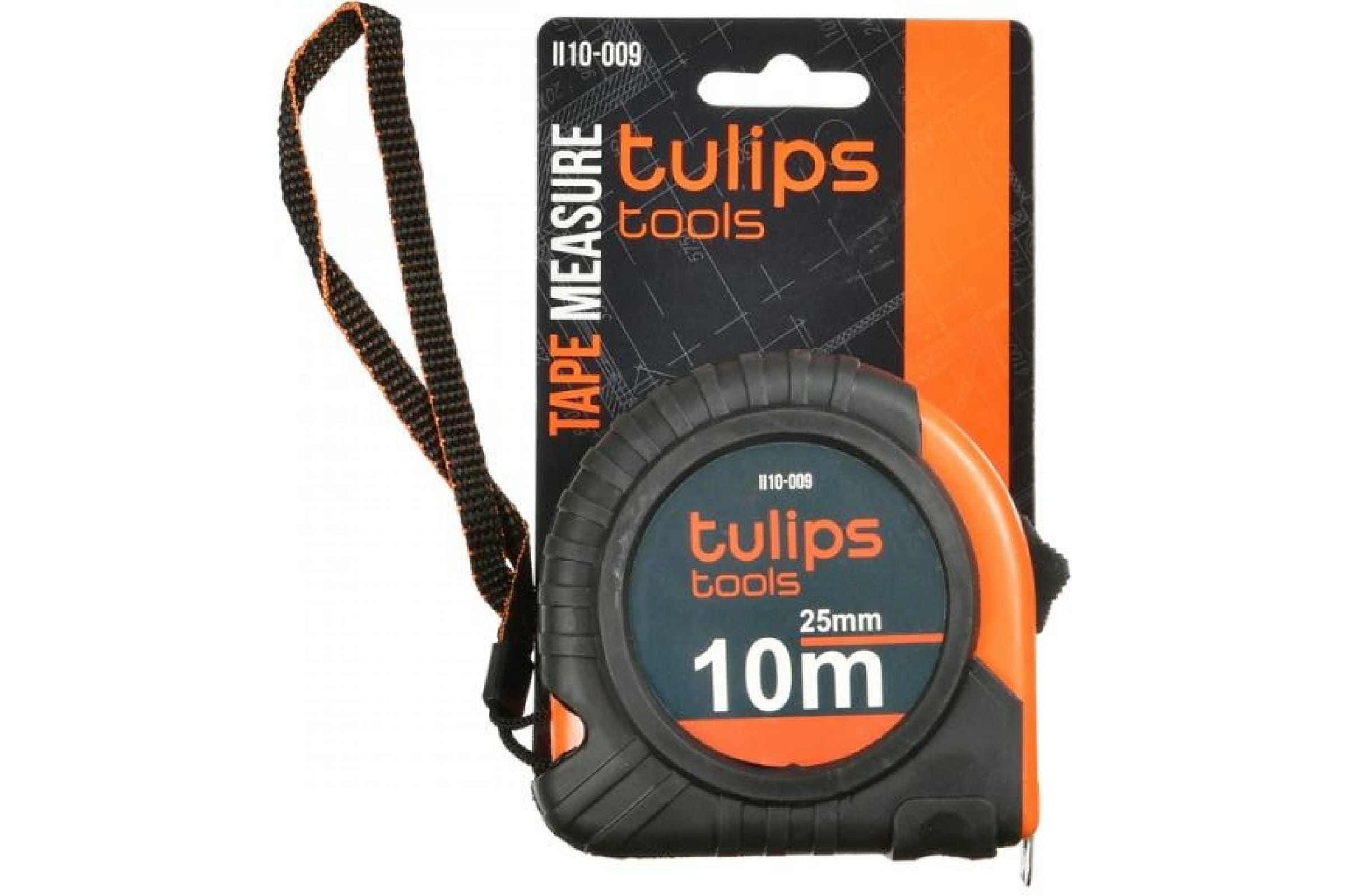 Рулетка с фиксатором 10 м/25 мм Tulips tools II10-009