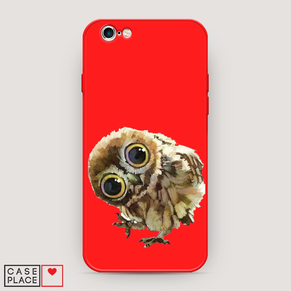 

Чехол Awog на Apple iPhone 6S / Айфон 6S "Любопытный совенок", Разноцветный, 0104S53-1