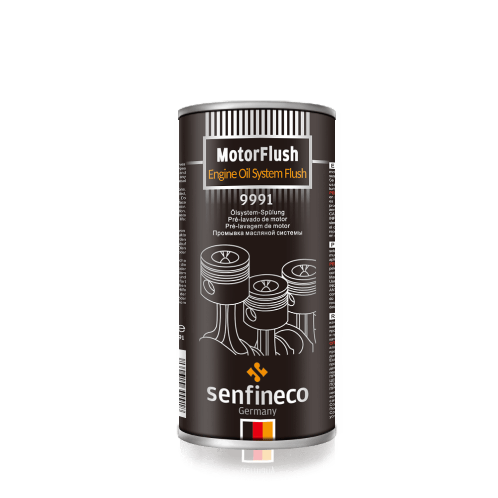 фото Промывка системы смазки двигателя senfineco motor flush engine oil system flush 443 мл.