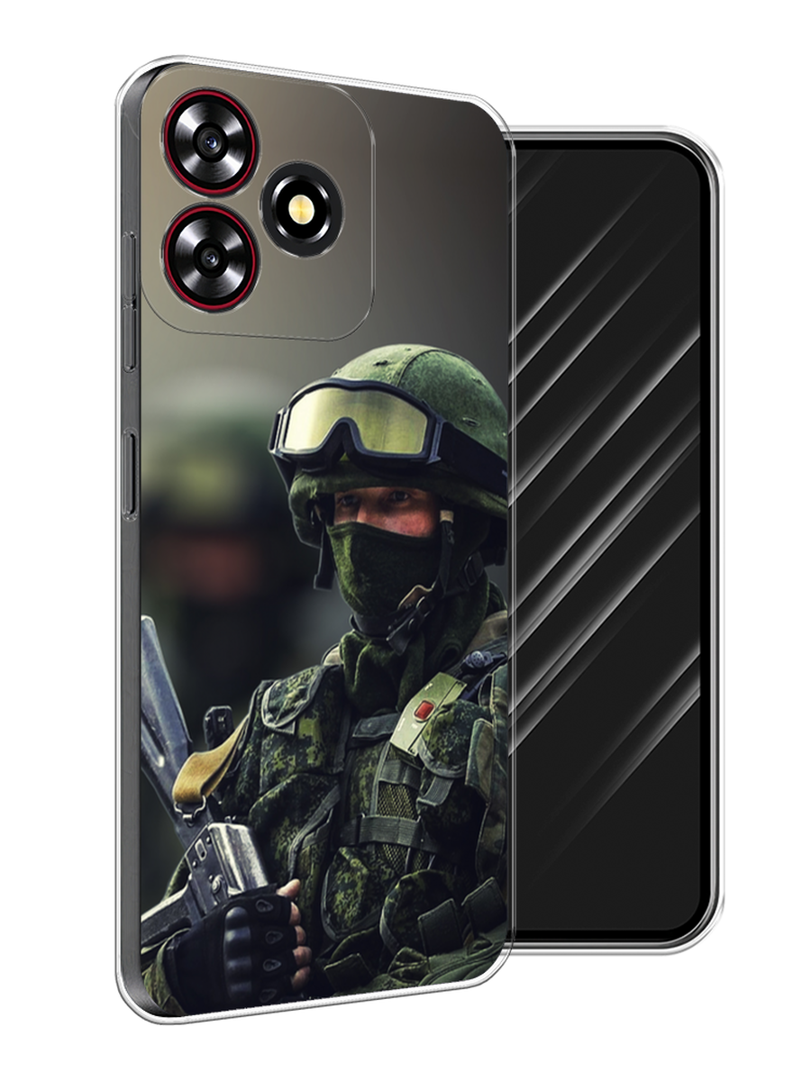 

Чехол Awog на ZTE Blade V50 Smart "Солдат", Зеленый;серый, 136550-1