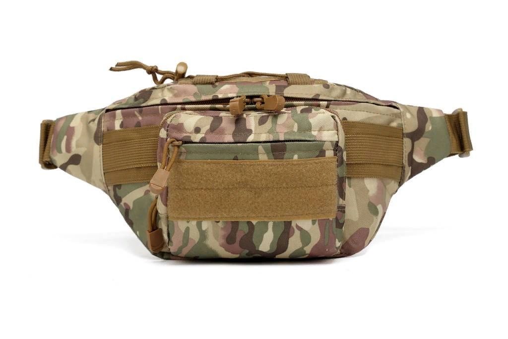 

Сумка Kamukamu поясная CH-066 тактическая с MOLLE камуфляж MTP, Коричневый, 587567