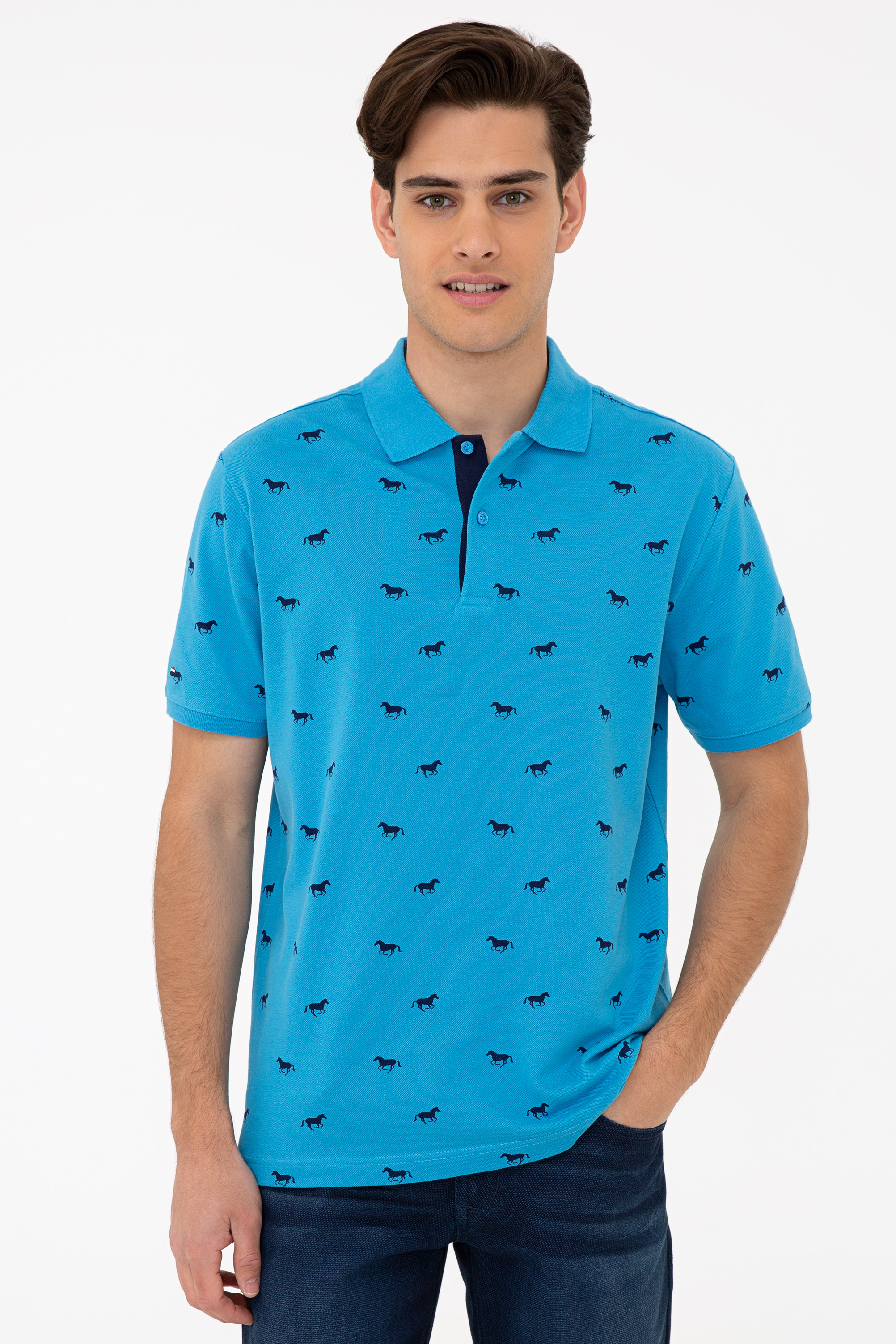 

Футболка мужская U.S. POLO Assn. G081GL0110SIMA голубая S, Голубой, G081GL0110SIMA