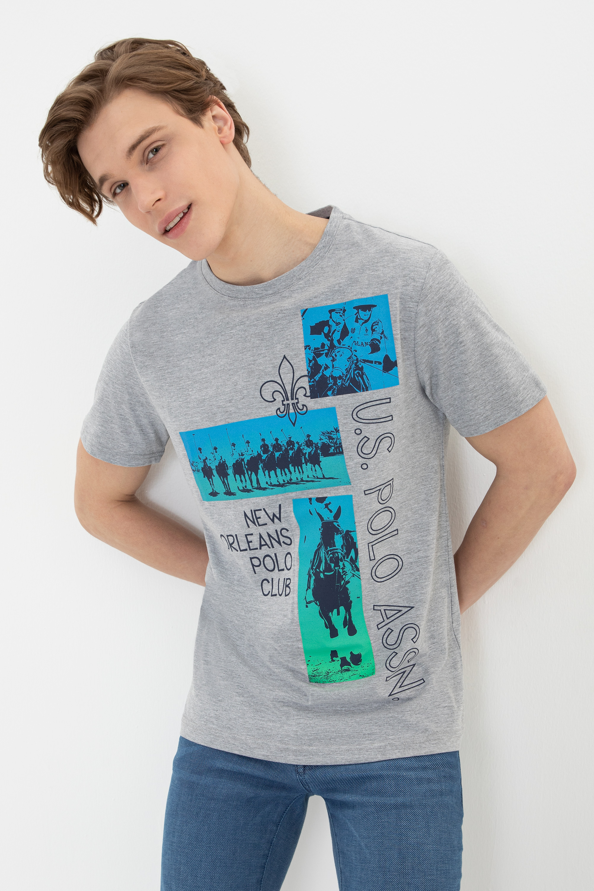 

Футболка мужская U.S. POLO Assn. G081GL0110HISS белая M, G081GL0110HISS