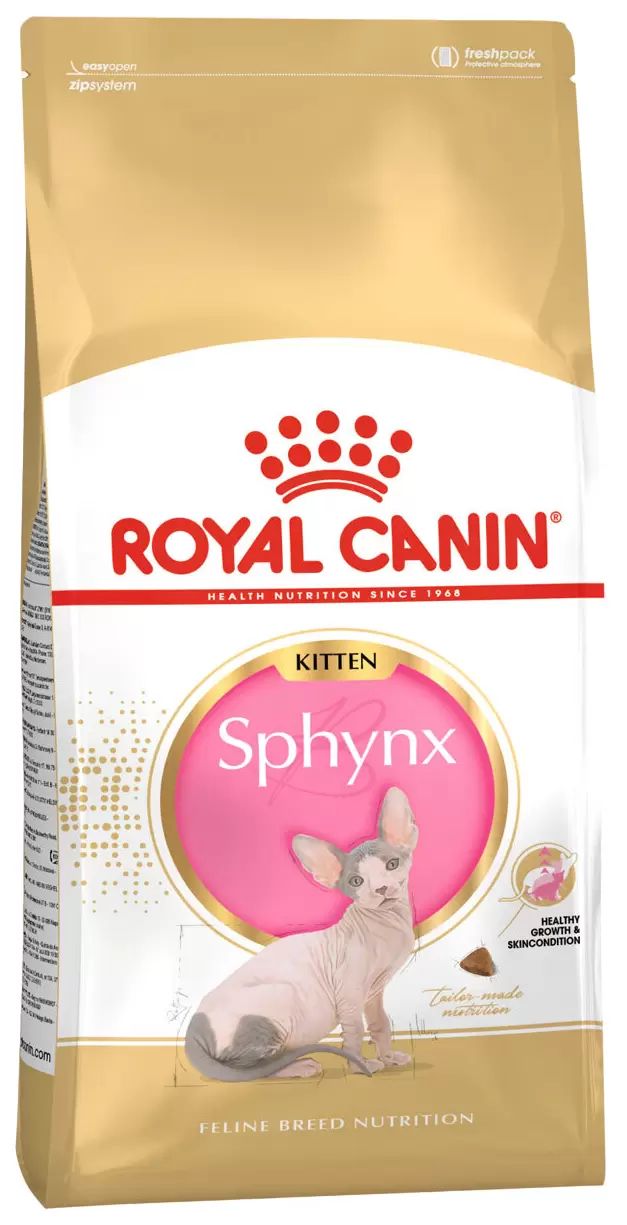 

Сухой корм для котят ROYAL CANIN SPHYNX KITTEN дл сфинксов, 12шт по 0,4кг