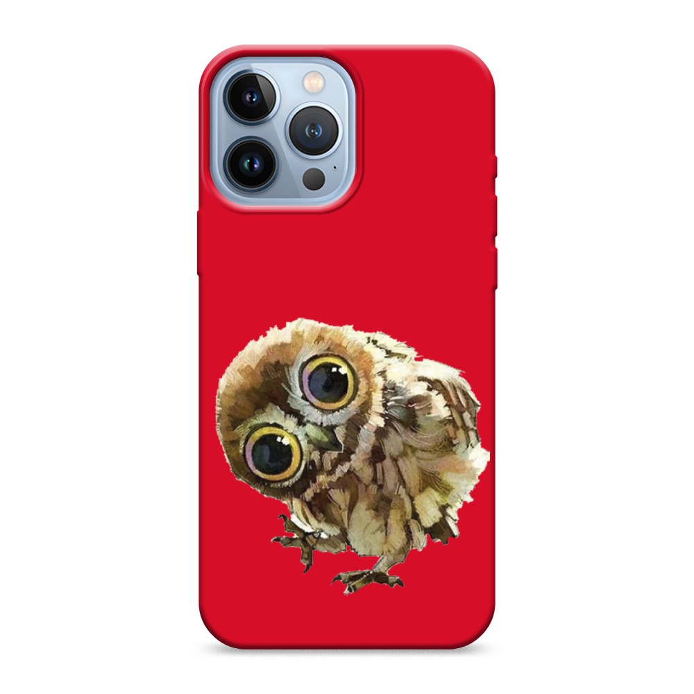 

Чехол Awog на Apple iPhone 13 Pro Max / Айфон 13 Pro Max "Любопытный совенок", Разноцветный, 14453-1