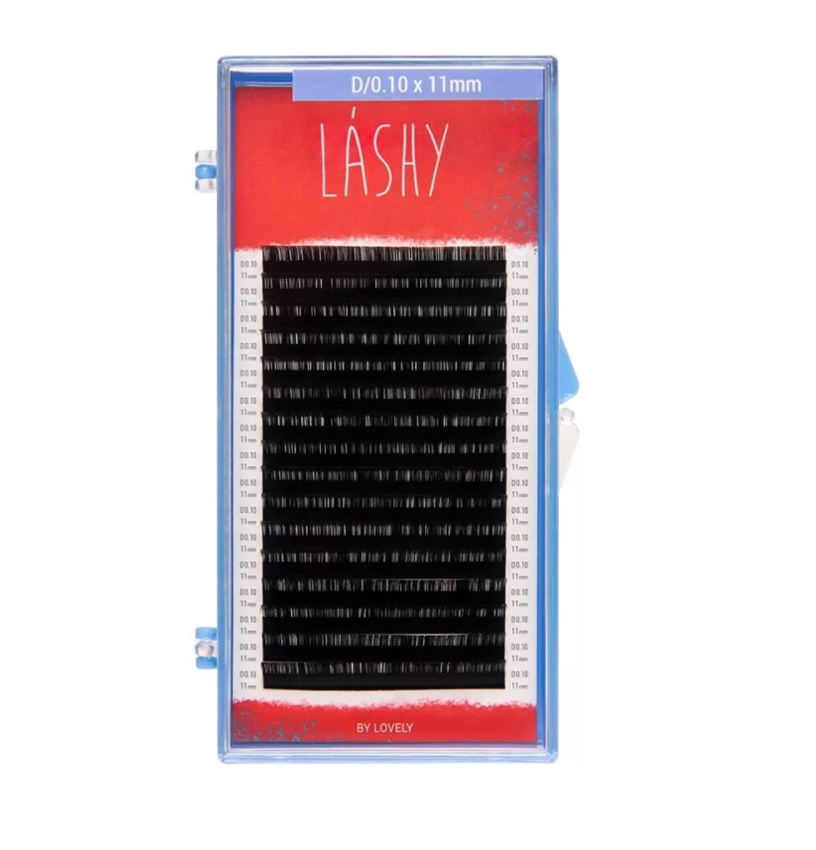 Ресницы Lashy Lovely чёрные 16 линий M 0.10 9 мм клей lovely lashy easy 5 мл