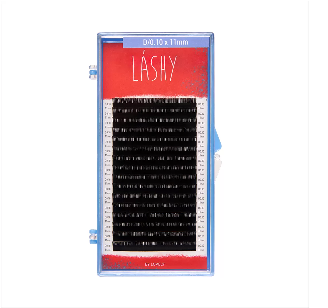 Ресницы Lashy Lovely чёрные 16 линий M 0.10 6 мм