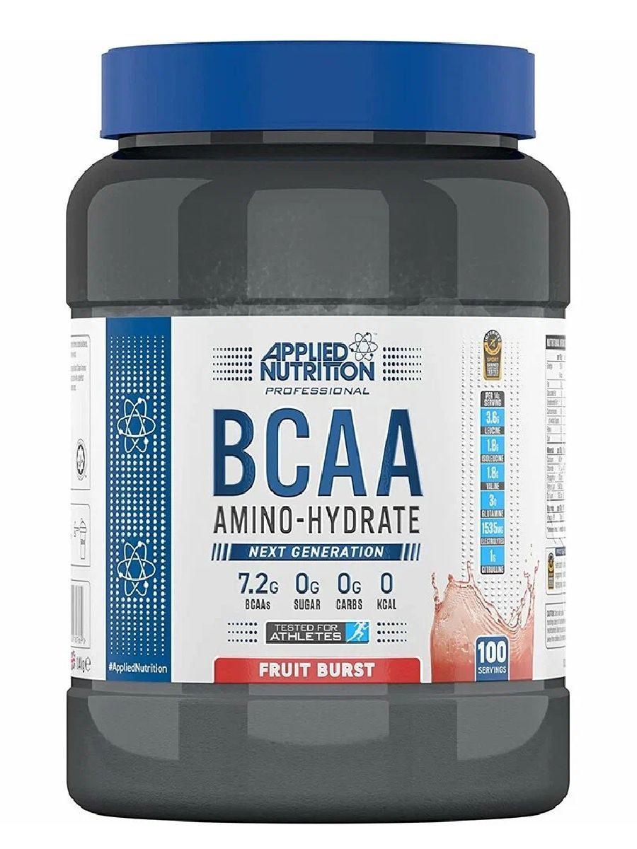 Аминокислоты Applied Nutrition BCAA AMINO-HYDRATE Фруктовый взрыв 1400 гр 7299₽