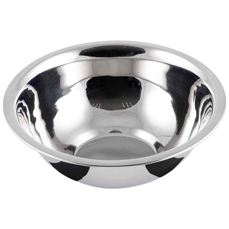 Миска Bowl-Roll-19, объем 1200 мл, нержавеющая сталь, зеркальная полировка, 19.5x6.9 см, M