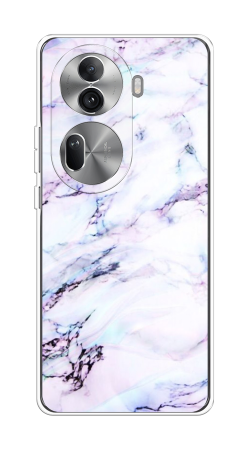 

Чехол на Oppo Reno 11 Pro (Global) "Радужный мрамор", Серый;фиолетовый, 2515950-1