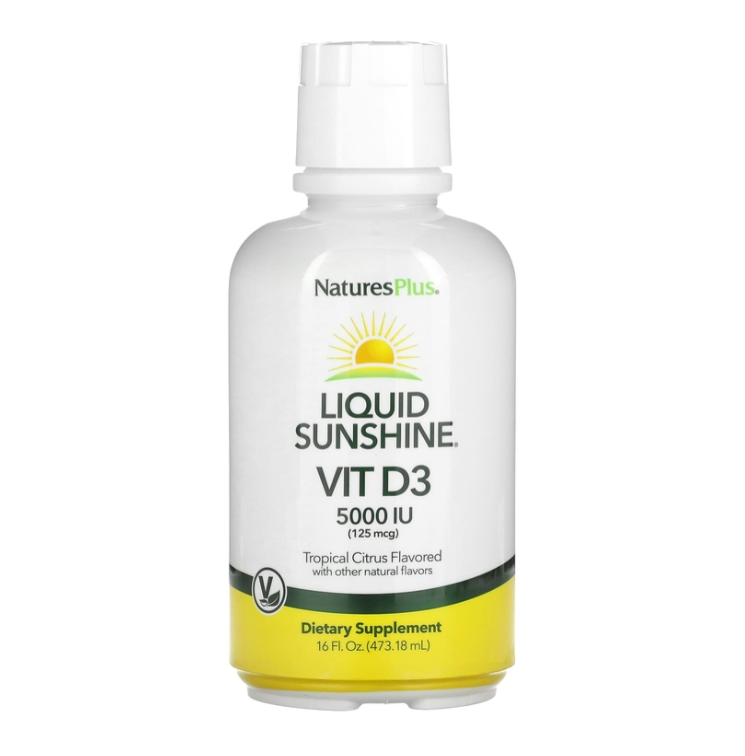

Витамин D3 iq sunshine NaturesPlus флакон 5,000 IU 473,18 мл, LIQ SUNSHINE VIT D3 5,000 IU 16 OZ