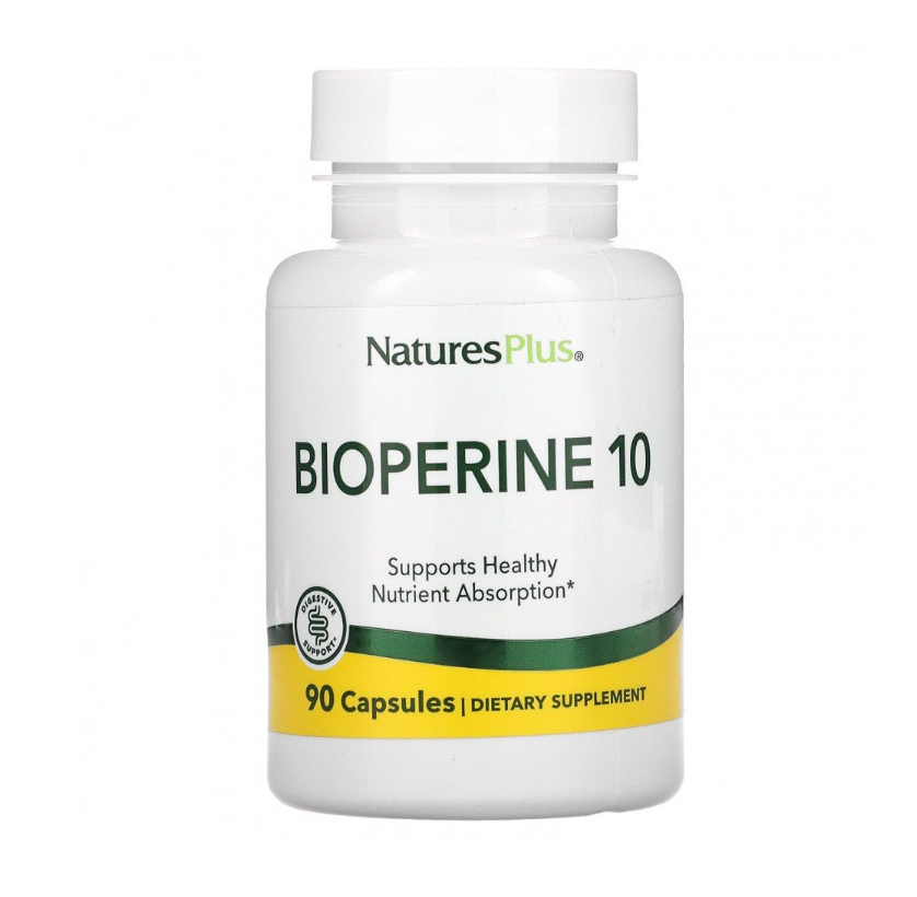 

Биоперин NaturesPlus капсулы 10 мг 90 шт., BIOPERINE 10 MG VCAP 90