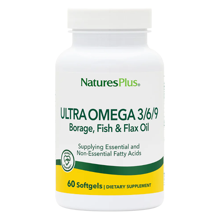 

Ultra omega 3-6-9 NaturesPlus капсулы 1,200 мг 60 шт., ULTRA OMEGA 3/6/9 1,200 MG SOFTGEL 60