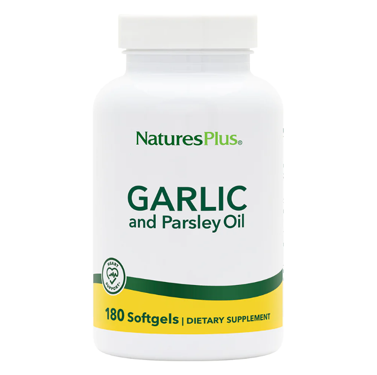 

Масло чеснока и петрушки NaturesPlus капсулы 180 шт., GARLIC & PARSLEY OIL SOFTGEL 180