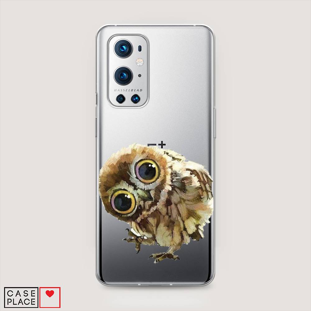 

Чехол Awog на OnePlus 9 Pro / ВанПлас 9 Pro "Любопытный совенок", Коричневый;белый;прозрачный, 151550-1
