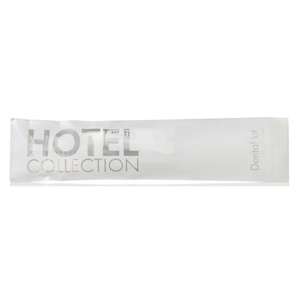 HOTEL COLLECTION зубной набор (зубная щетка + паста в тубе) флоупак, коробка 300шт. для го